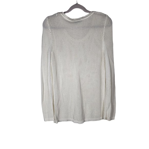 Sandro Fringe Sweater Top Longsleeve Shirt 2 US Medium - Picture 4 of 4